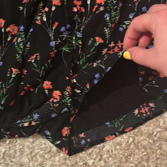 Honey Punch Flowy Long Sleeve Floral Romper - Picture 4 of 10